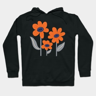 Orange trio delight Hoodie